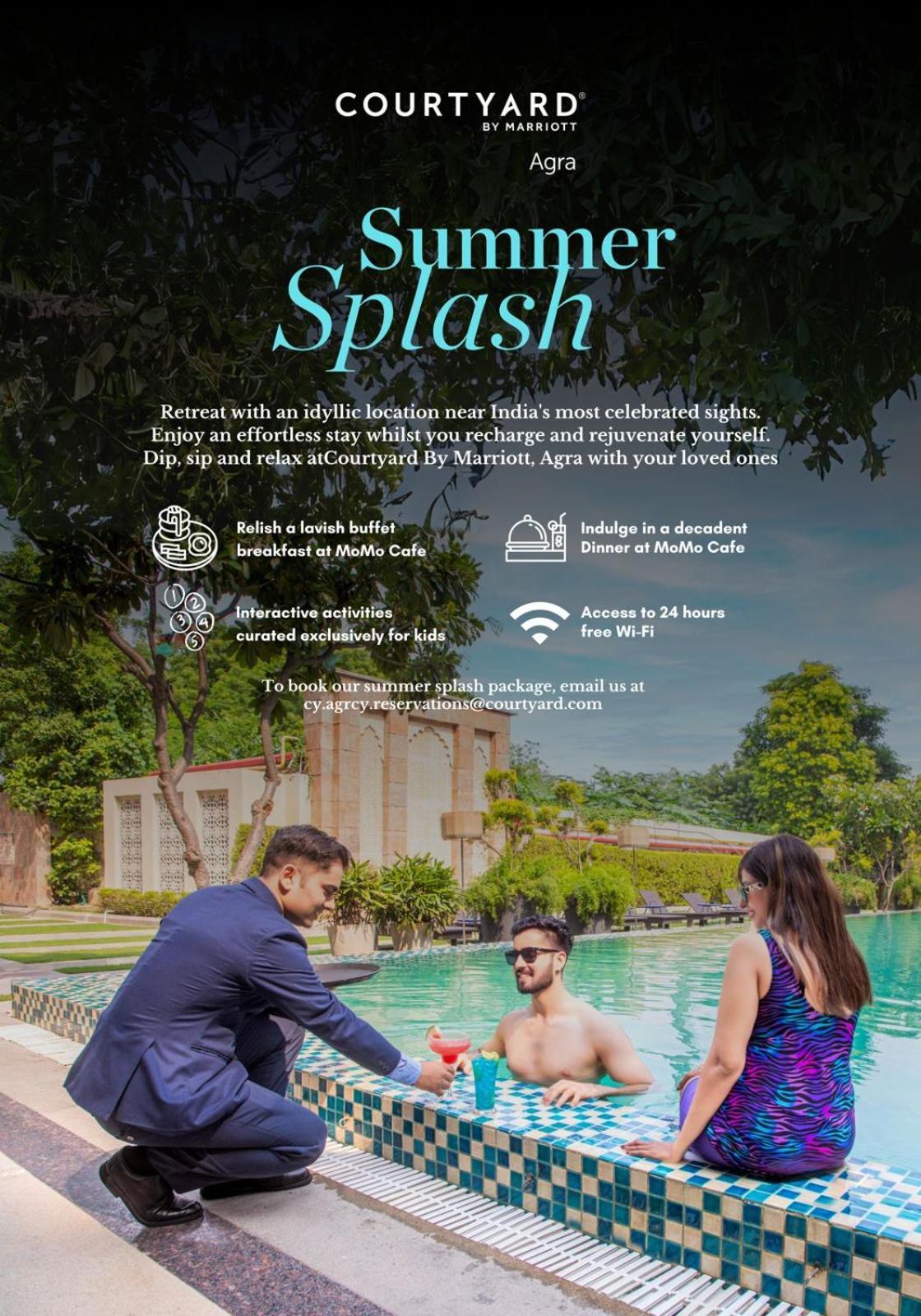 Courtyard By Marriott Agra Ξενοδοχείο Εξωτερικό φωτογραφία Splash